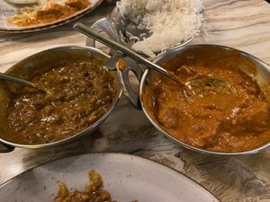 Dahl makhani and vegan butter chicken  at Coriander's - St Asaph in Christchurch