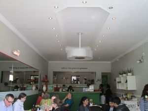 Modern and relaxed atmosphere at The Greenside Cafe in Johannesburg