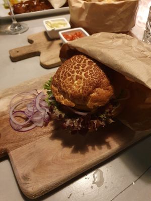 Beyond meat burger at Eetcafe Plan B in Leusden