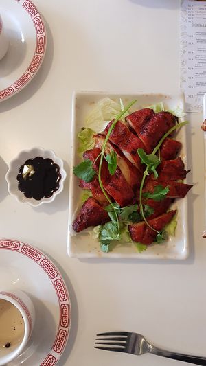 Barbecue Veggie Duck. Delicious! at Veggie Lin Garden in Astoria