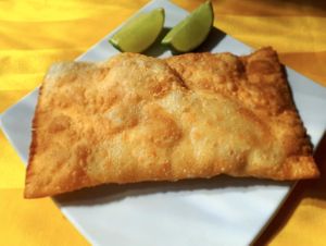 Pastel at Nana Veg in Salvador