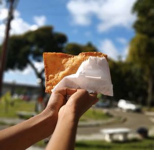 Pastel at Nana Veg in Salvador