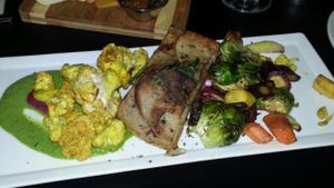 potato dish at Blossoming Lotus - Irvington in Portland