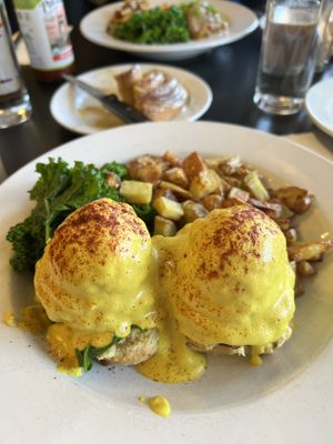 Lotus Benedict- amazing!!  at Blossoming Lotus - Irvington in Portland