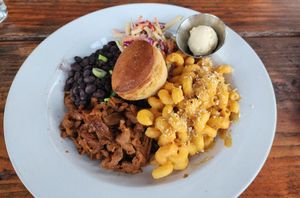 BBQ Bowl (soy curls) at Blossoming Lotus - Irvington in Portland
