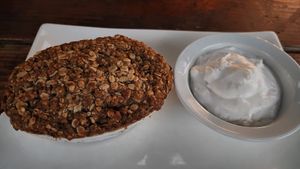 Pie/cobbler at Blossoming Lotus - Irvington in Portland