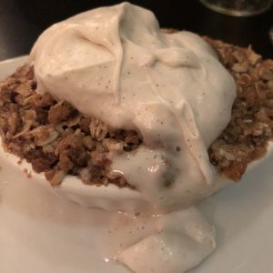 Salted Caramel Apple Crisp at Blossoming Lotus - Irvington in Portland
