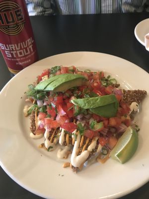 Live chip nachos  at Blossoming Lotus - Irvington in Portland