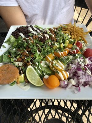Taco salad at Blossoming Lotus - Irvington in Portland