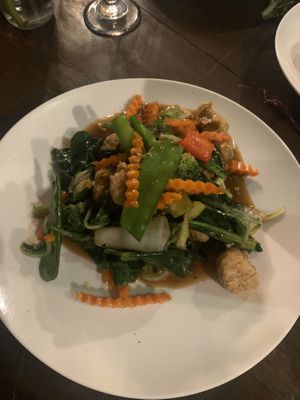 Vegan Chicken Garlic and Pepper at Sukkho Thaii in Thirroul
