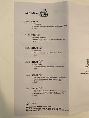 Full menu! at Monna in Bentleigh