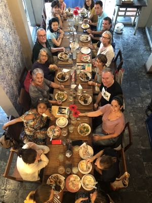 Big group  at The Kitchen at Yenakat in Bangkok