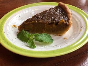 Pumpkin pie  at The Kitchen at Yenakat in Bangkok