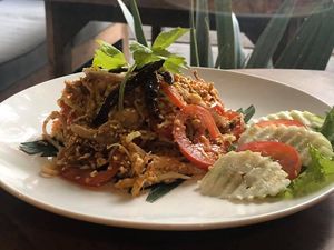 Tomato salad  at The Kitchen at Yenakat in Bangkok