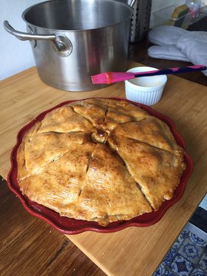 Apple pie  at The Kitchen at Yenakat in Bangkok