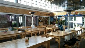 Sitting area at Despensa d'Aroma in Sintra