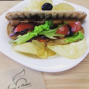 Vegetarian Hot Dog at Despensa d'Aroma in Sintra