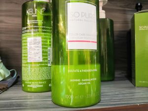 Products at NZ Hair Salon in Taipei