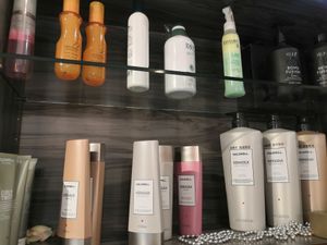 Products at NZ Hair Salon in Taipei