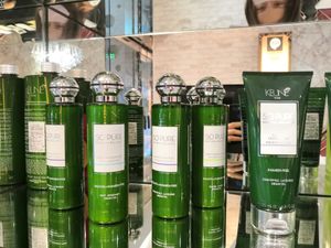 Products at NZ Hair Salon in Taipei