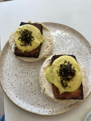 Tofu bennedict  at Mornings in Curitiba