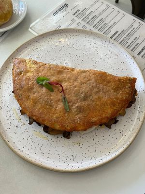 Graomelete de cogumelo  at Mornings in Curitiba