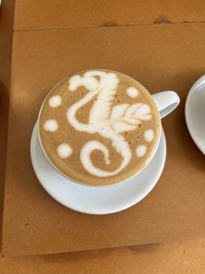 Latte   at Mornings in Curitiba