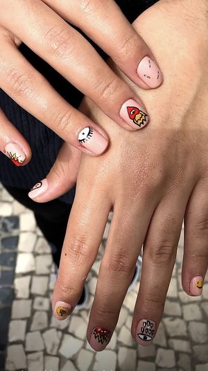 Nail art  at Vanity Poison in Lisbon