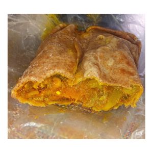 Chickpea Roti at StarLine Ital Kitchen in Roseau