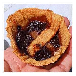 Prune Tart at StarLine Ital Kitchen in Roseau