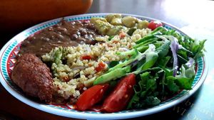 The food! at StarLine Ital Kitchen in Roseau