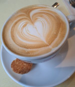 Cappuccino at April in Feldkirch