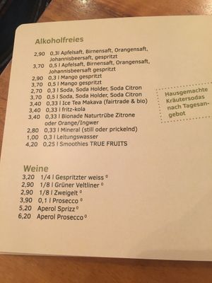 drinks at April in Feldkirch