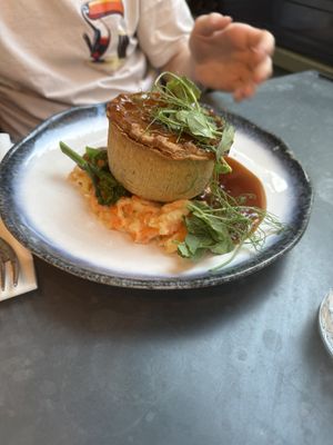 CHESTNUT & WILD MUSHROOM PIE  at The Bull on Bell Street in Henley-on-thames