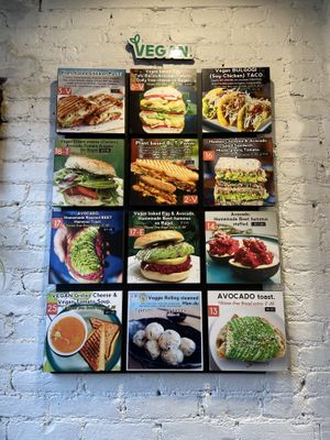 Vegan menu separate from non vegan  at UT47 Manhattan in New York City