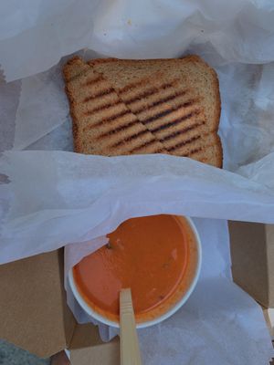 tomatoe soup at UT47 Manhattan in New York City