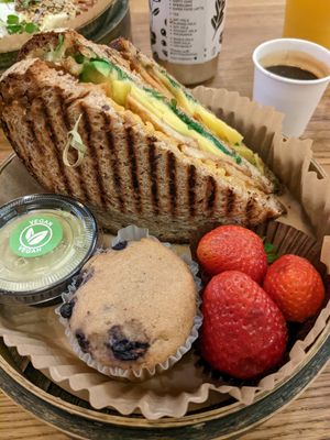 Vegan sandwich at UT47 Manhattan in New York City