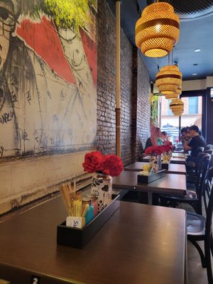 Inside seating at UT47 Manhattan in New York City