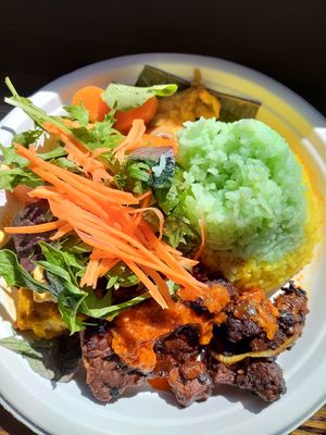 Vegan Meal at Indo Tempeh House in Christchurch