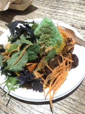 Delicious tempeh  at Indo Tempeh House in Christchurch