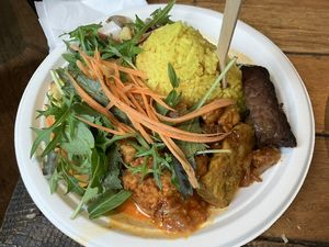 Tempeh meal  at Indo Tempeh House in Christchurch