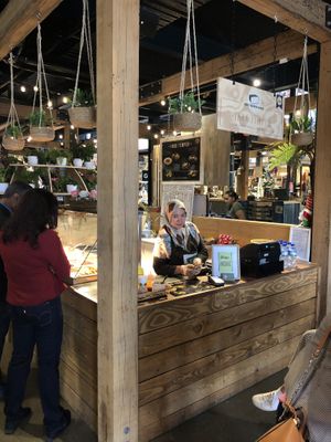 The stall at Rivermarket at Indo Tempeh House in Christchurch