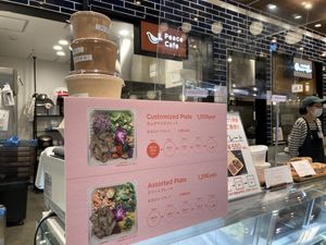 Disappointed  at Peace Cafe - Shibuya Scramble Square in Tokyo