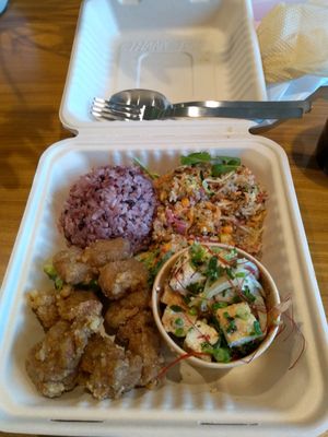 Lunch box at Peace Cafe - Shibuya Scramble Square in Tokyo