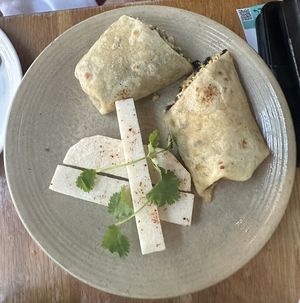 Veggie wrap  at Flores in Corte Madera