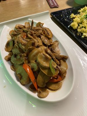 Mushrooms  at PEK - Chinese Tea Foot Massage - T3 in Beijing