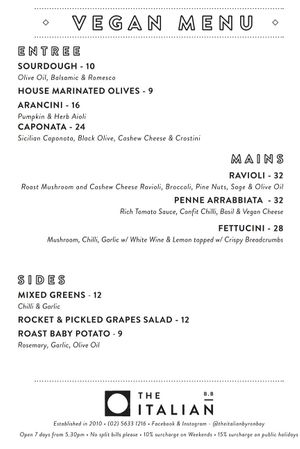  at The Italian in Byron Bay