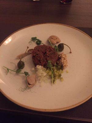 Vegan tartare - a great entree at Restauracja Podpromie in Rzeszow