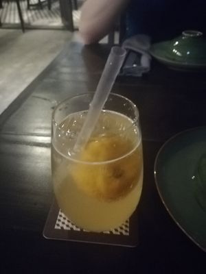 Mandarine Ginger kombucha at La Gom Kitchen in Phu Quoc