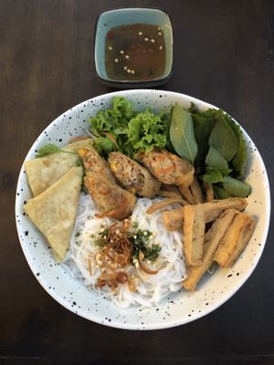 Rice paper rolls  at La Gom Kitchen in Phu Quoc